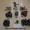 Various Steel Mill Jars (AA-6265)