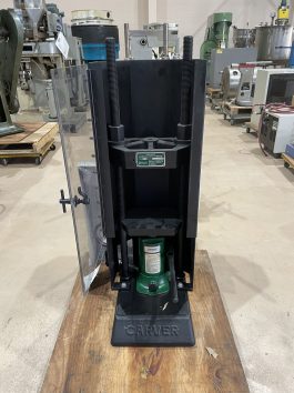 Carver Model C 12 Ton capacity, Lab Platen Press (AA-8110)